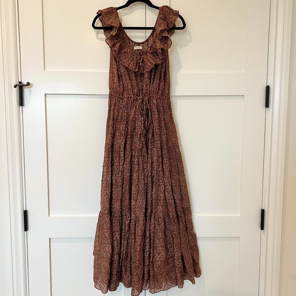 Doen Yarrow Ruffle Floral Dress- Size S - Picture 3 of 8